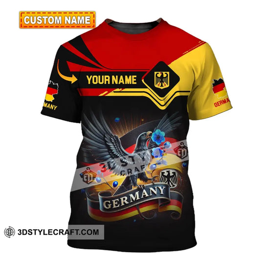Unisex Shirt, Custom Name German Shirt, Germany Polo Long Sleeve, Germany Gift style option 1