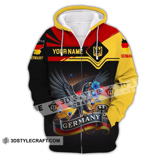 Unisex Shirt, Custom Name German Shirt, Germany Polo Long Sleeve, Germany Gift style option 3