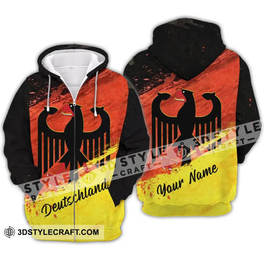 Unisex Shirt - Custom Name Shirt - Germany Bundesrepublik Deutschland Shirt style option 4