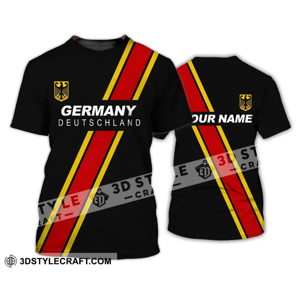 Unisex Shirt - Custom Name Germany Deutschland Sport Style T-Shirt / S T-Shirt