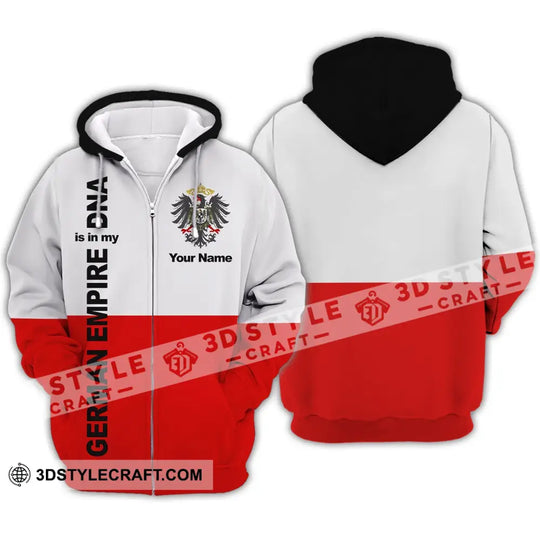Unisex Shirt - Custom Name Shirt - Germany Empire Is In My DNA  Shirt style option 4