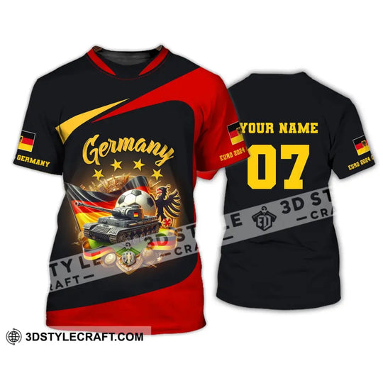 Unisex Shirt, Custom Name Germany Football Shirt, Germany Football Polo Long Sleeve, Soccer Lover Shirt style option 3