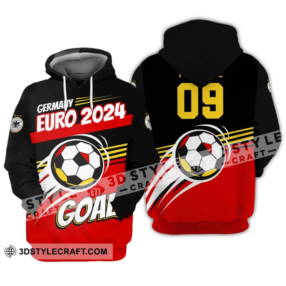 Unisex Shirt - Custom Name Germany National Team Euro 2024 Goal! Hoodie / S T-Shirt