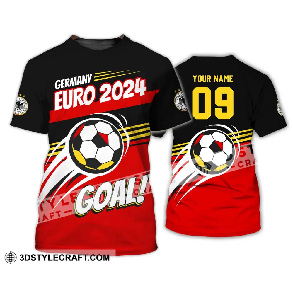 Unisex Shirt - Custom Name Germany National Team Euro 2024 Goal! T-Shirt / S T-Shirt