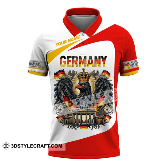Unisex Shirt, Custom Name Germany Shirt, Germany Polo Long Sleeve, Germany Gift style option 4