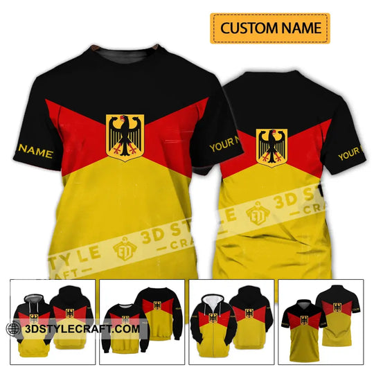 Unisex Shirt - Custom Name Shirt - Germany Spirit Shirt style option 2