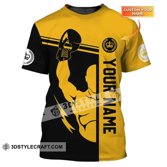 Unisex Shirt - Custom Name Shirt - Gift For Boxing Lover, Logo Name Shirt style option 1