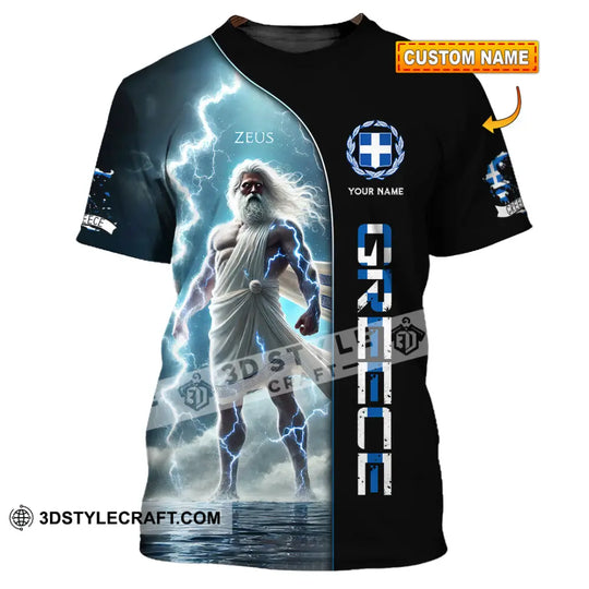 Unisex Shirt, Custom Name Greece Shirt, Greece T-Shirt, Greece Lover Gift style option 1