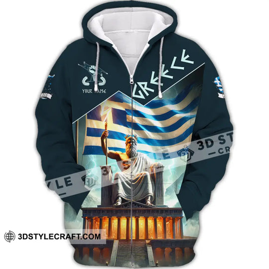Unisex Shirt, Custom Name Greece Shirt, Greece T-Shirt, Greece Lover Gift style option 2