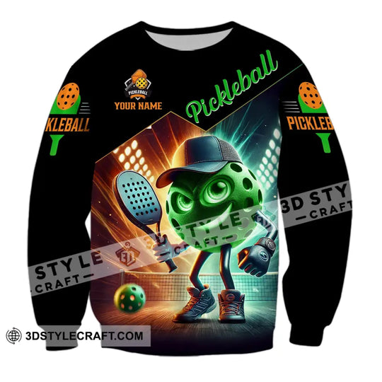 Unisex Shirt - Custom Name Shirt Green Pickleball style option 4