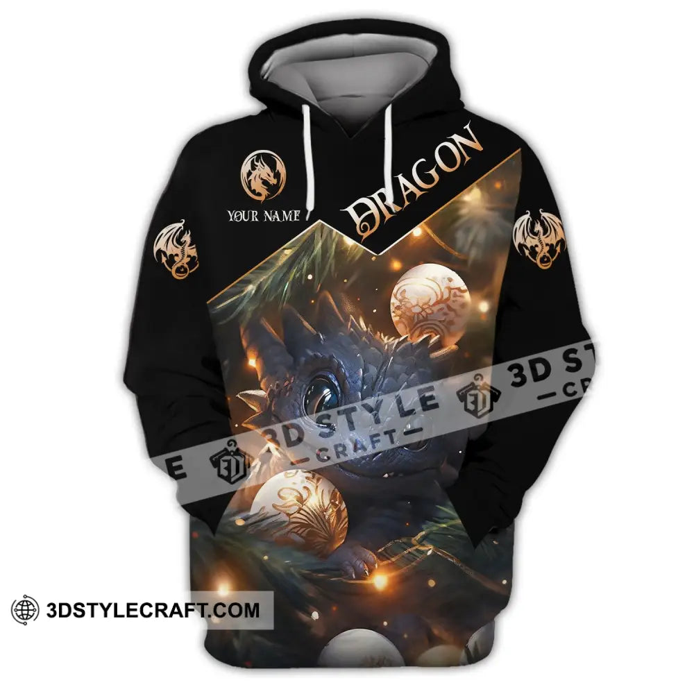 Unisex Shirt - Custom Name Growing Dragon Hoodie / S T-Shirt