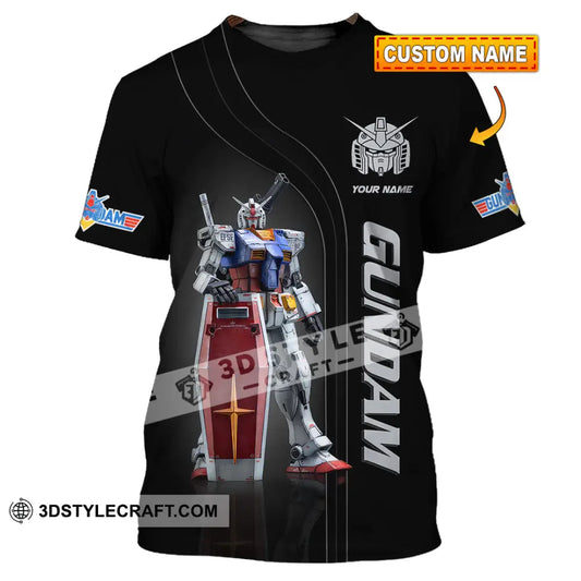 Unisex Shirt Custom Name Gundam T-Shirt Hoodie Long Sleeve Lover Gift T-Shirt