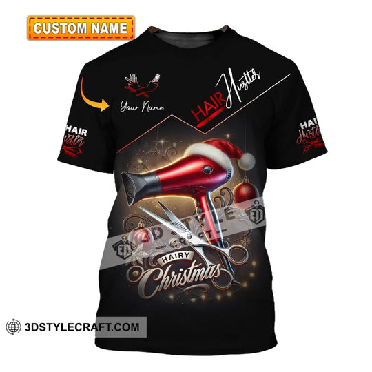 Unisex Shirt - Custom Name Shirt Hairy Christmas style option 1
