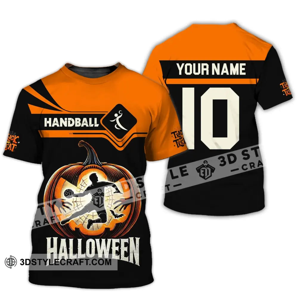 Unisex Shirt - Custom Name Handball Player T-Shirt / S T-Shirt