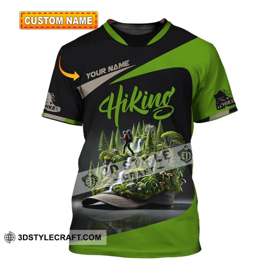 Unisex Shirt, Custom Name Hiking Shirt, Hiking Polo Long Sleeve Shirt style option 1