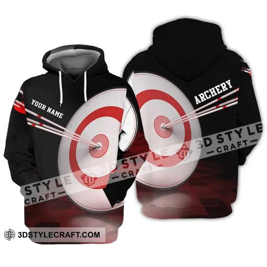 Unisex Shirt - Custom Name Hit The Target Archery Shirt style option 3