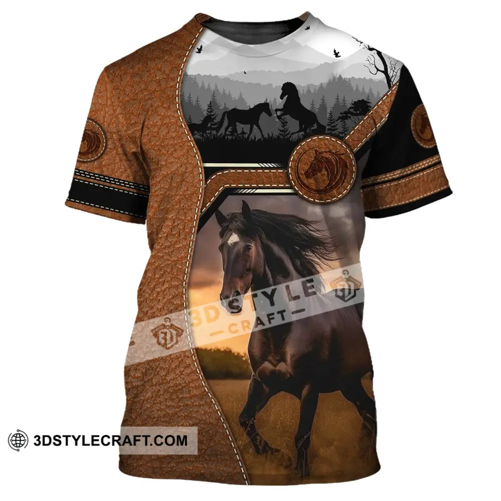 Unisex Shirt Custom Name Horse T-Shirt For Racing Club Gift Lovers / S