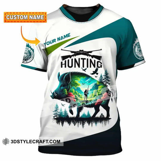 Unisex Shirt, Custom Name Hunter Shirt, Hunter Hoodie Shirt Polo Long Sleeve Shirt style option 1