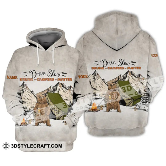 Unisex Shirt - Custom Name Shirt - Hunting Shirt, Hunting Name - Drive Slow Drunk Campers Matter style option 3