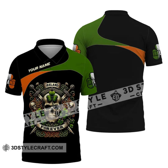 Unisex Shirt, Custom Name Ireland T-Shirt, Ireland Forever, Gift for Irish style option 4