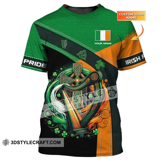 Unisex Shirt, Custom Name Irish T-Shirt, Ireland Hoodie Polo Shirt, Irish Gifts style option 1