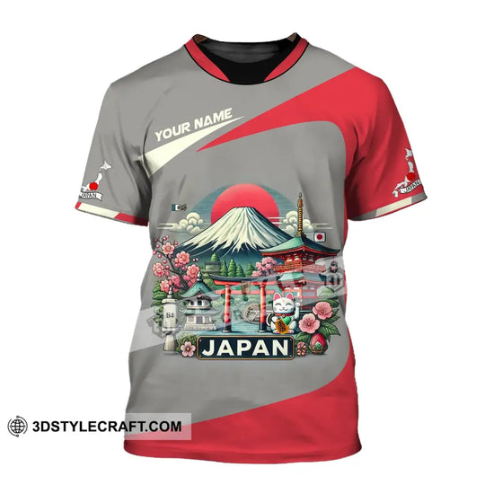 Unisex Shirt, Custom Name Japan Shirt, Japan Love T-Shirt style option 2