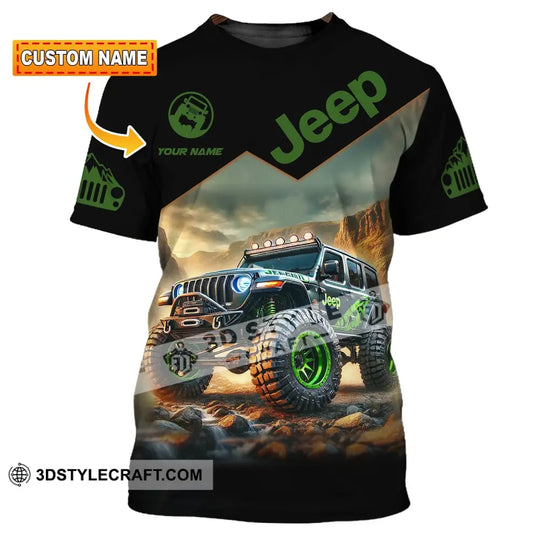 Unisex Shirt, Custom Name Jeep Gladiator Shirt, Jeep  Polo Long Sleeve Shirt style option 1