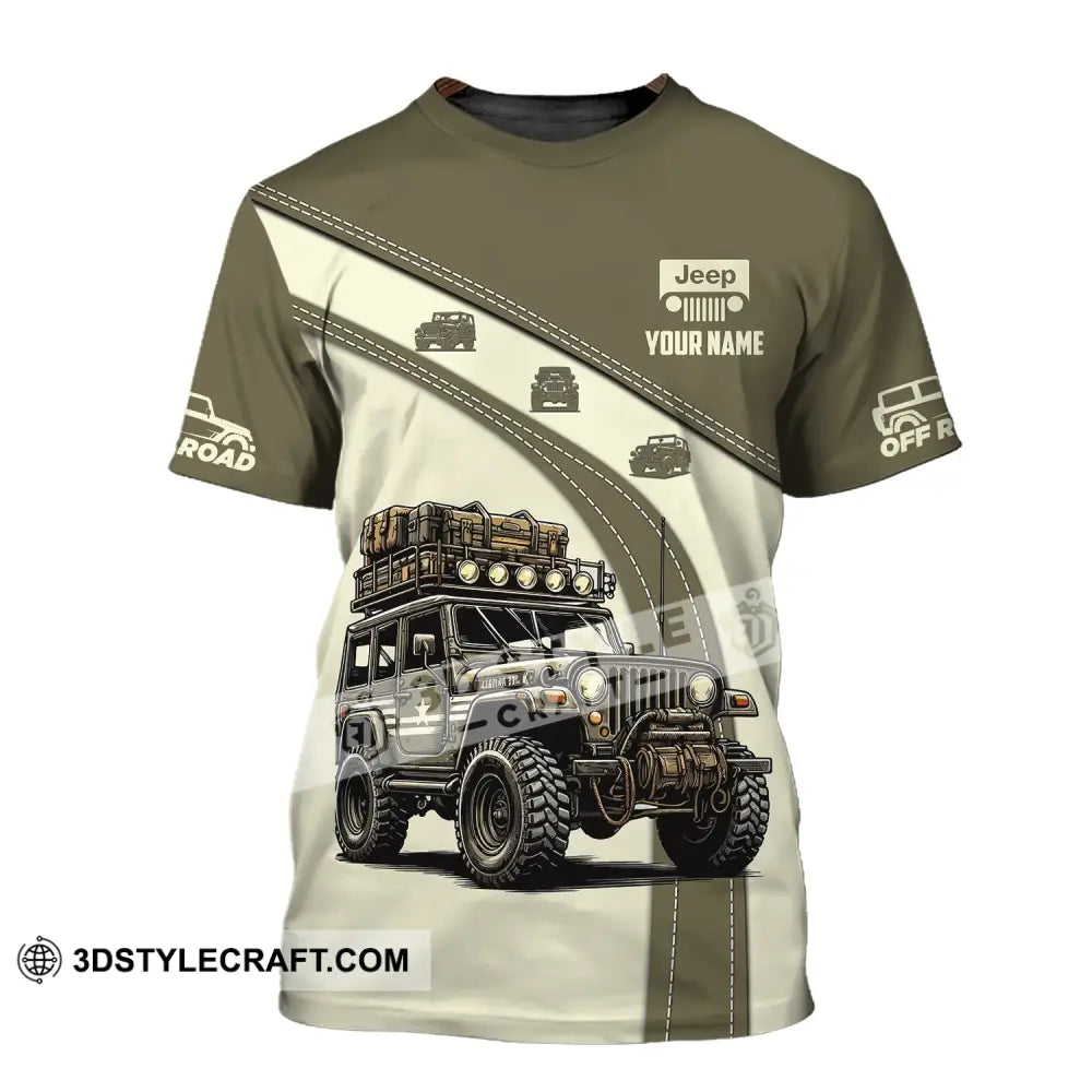 Unisex Shirt Custom Name Jeep Gladiator Polo Long Sleeve T-Shirt / S T-Shirt