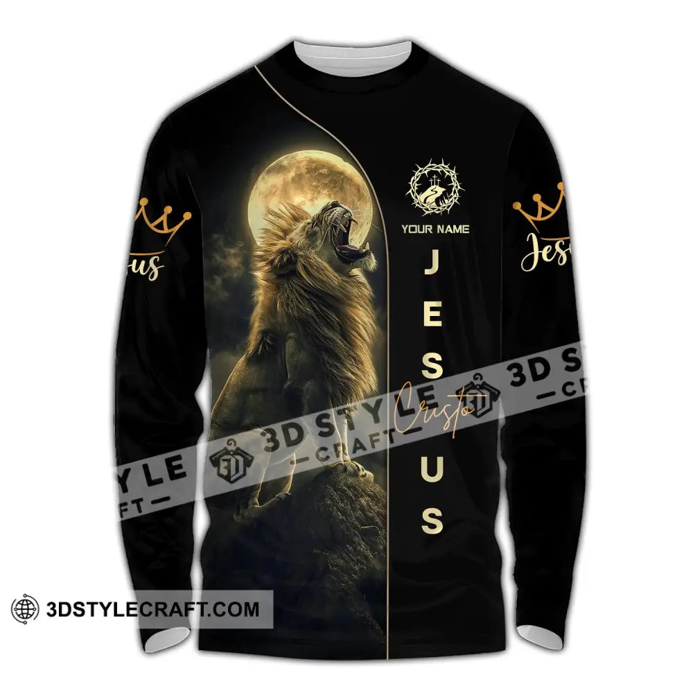 Unisex Shirt - Custom Name Jesus Crusto Long Sleeve / S T-Shirt