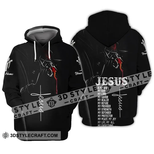 Unisex Shirt - Custom Name Jesus Shirt Jesus Is My God style option 3
