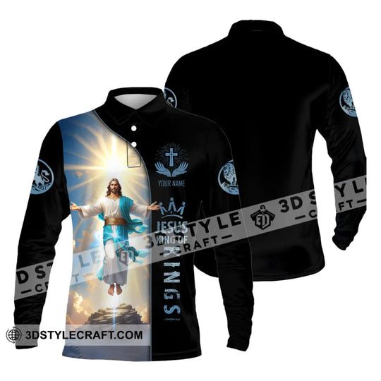 Unisex Shirt - Custom Name Shirt Jesus King Of King style option 3