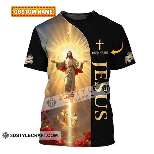 Unisex Shirt - Custom Name Jesus Light T-Shirt