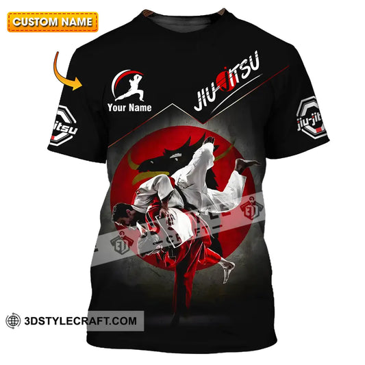 Unisex Shirt - Custom Name Jiu Jitsu Combat T-Shirt