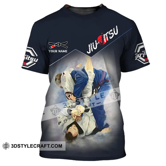 Unisex Shirt - Custom Name Jiu Jitsu Fighter T-Shirt / S T-Shirt