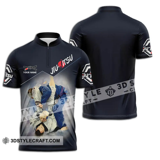 Unisex Shirt - Custom Name Jiu Jitsu Fighter Shirt style option 2