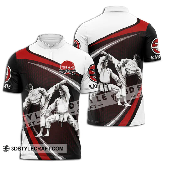 Unisex Shirt - Custom Name Karate Shirt, Combat style option 2