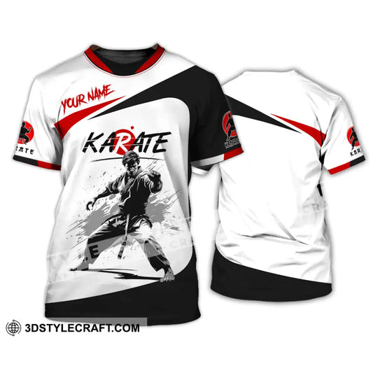 Unisex Shirt - Custom Name Karate Sport Fighter T-Shirt / S T-Shirt