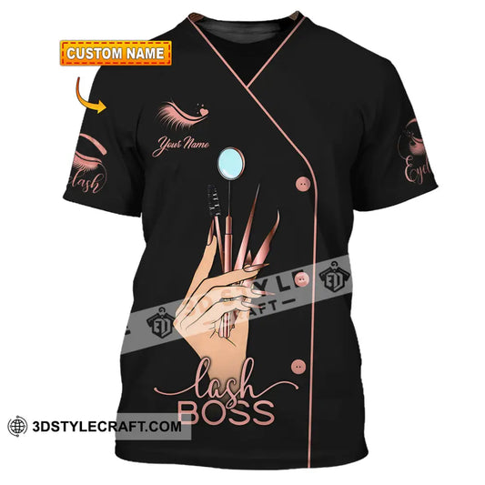 Unisex Shirt - Custom Name Lash Boss T-Shirt