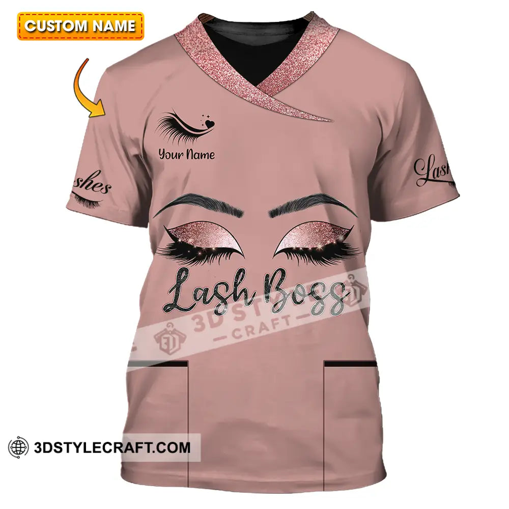 Unisex Shirt - Custom Name Lash Boss T-Shirt