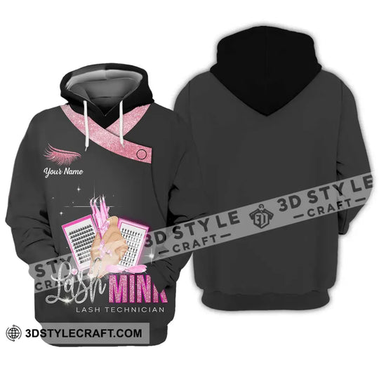 Unisex Shirt - Custom Name Shirt Lash Mink style option 3