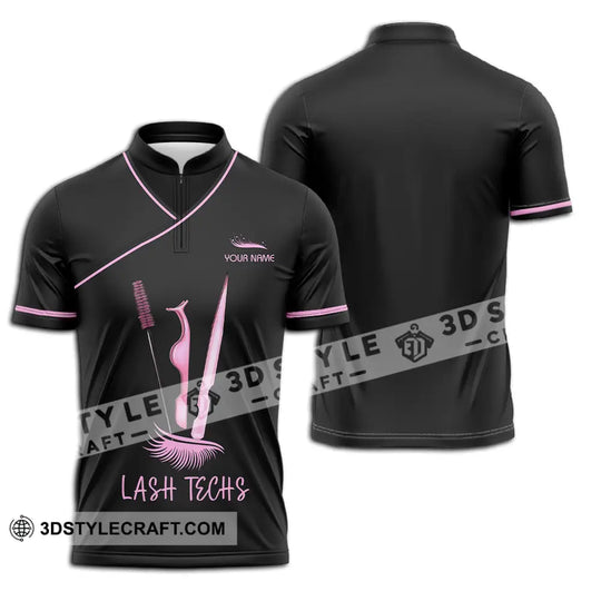 Unisex Shirt - Custom Name Lash Teaches Shirt style option 2