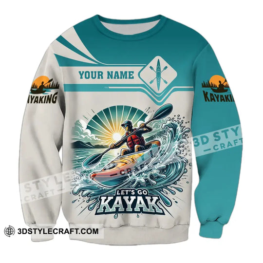 Unisex Shirt - Custom Name Let Go Kayak Shirt style option 4