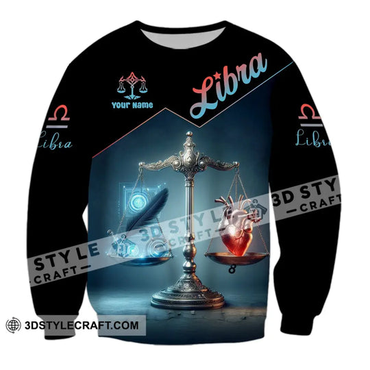 Unisex Shirt - Custom Name Shirt Libra style option 4