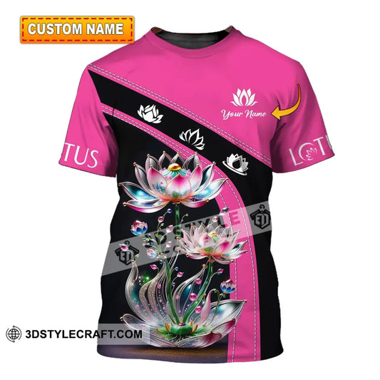 Unisex Shirt - Custom Name Lotus T-Shirt