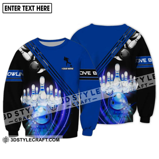 Unisex Shirt - Custom Name Shirt, Love Bowling Shirt style option 4