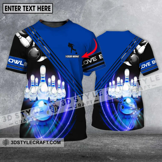 Unisex Shirt - Custom Name Shirt, Love Bowling Shirt style option 1