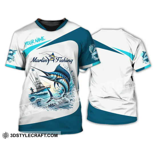 Unisex Shirt, Custom Name Marlin Fishing Shirt, Marlin Fishing Hoodie Shirt Polo Long Sleeve style option 2