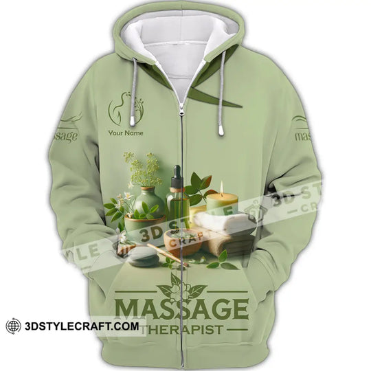 Unisex Shirt, Custom Name Massage Therapist Shirt, Massage Therapist Polo Long Sleeve Shirt style option 3