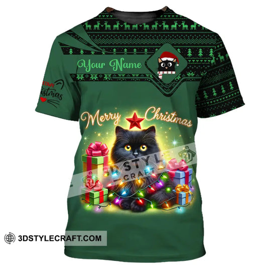 Unisex Shirt, Custom Name Merry Christmas Shirt, Christmas Polo Long Sleeve Shirt, Christmas Gift style option 2