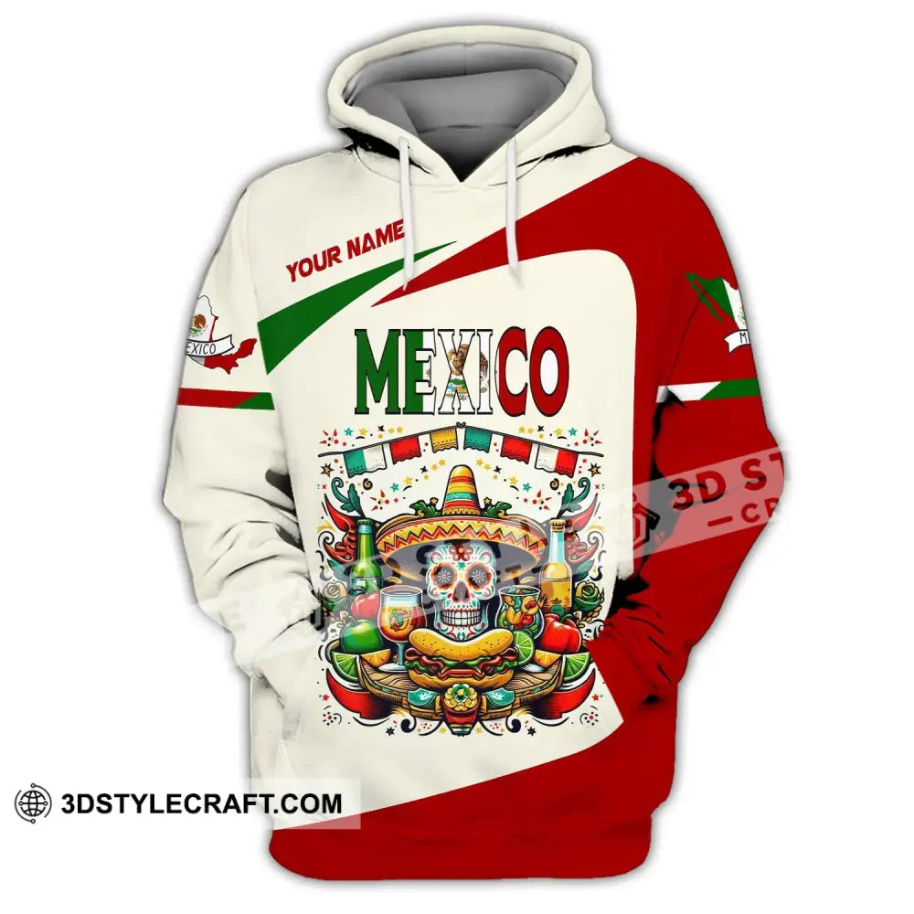 Unisex Shirt Custom Name Mexico Polo Long Sleeve Gift Hoodie / S T-Shirt